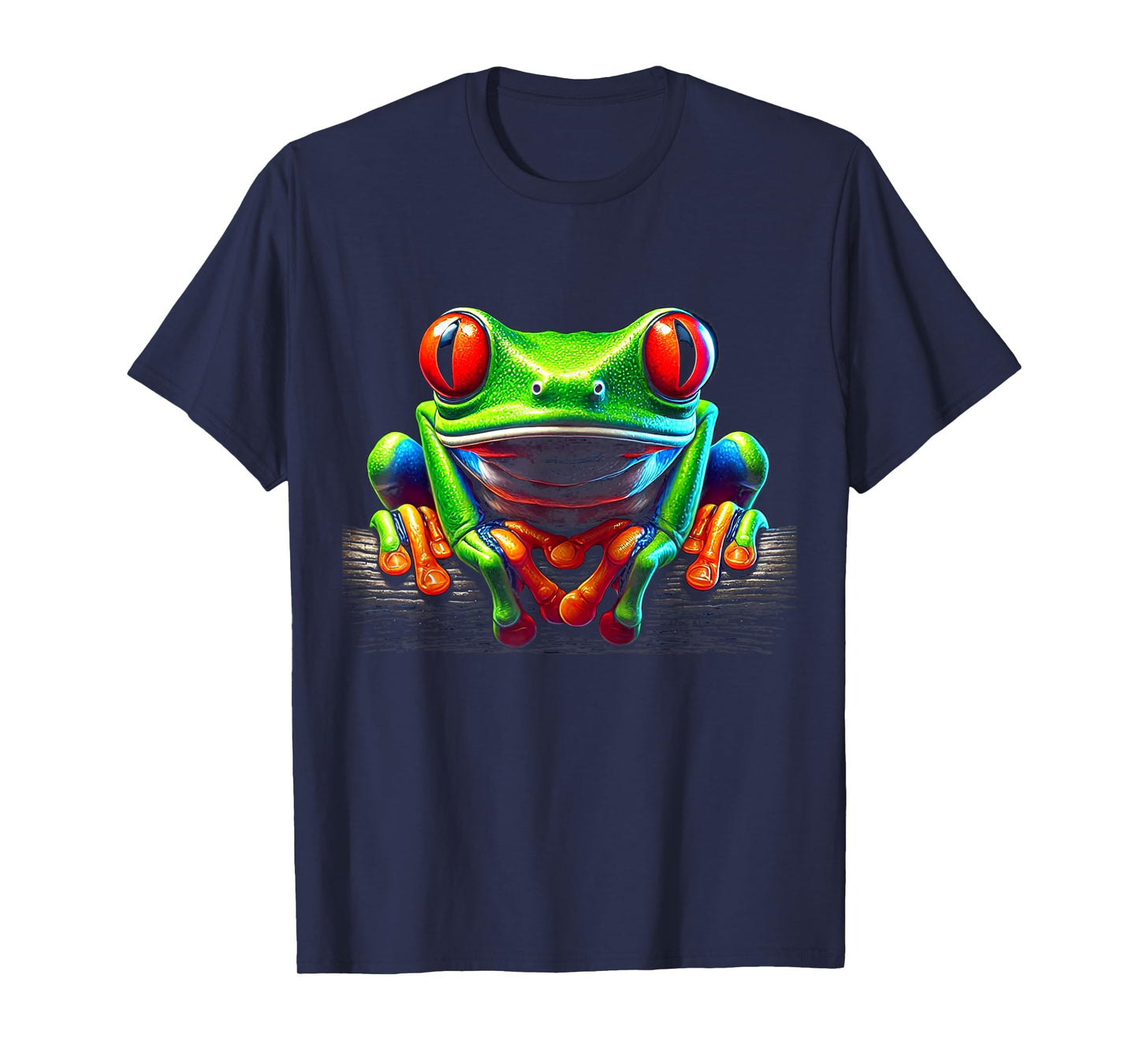 Green Body Red Eyed Tree Frog Rainforest Amphibian tee T-Shirt