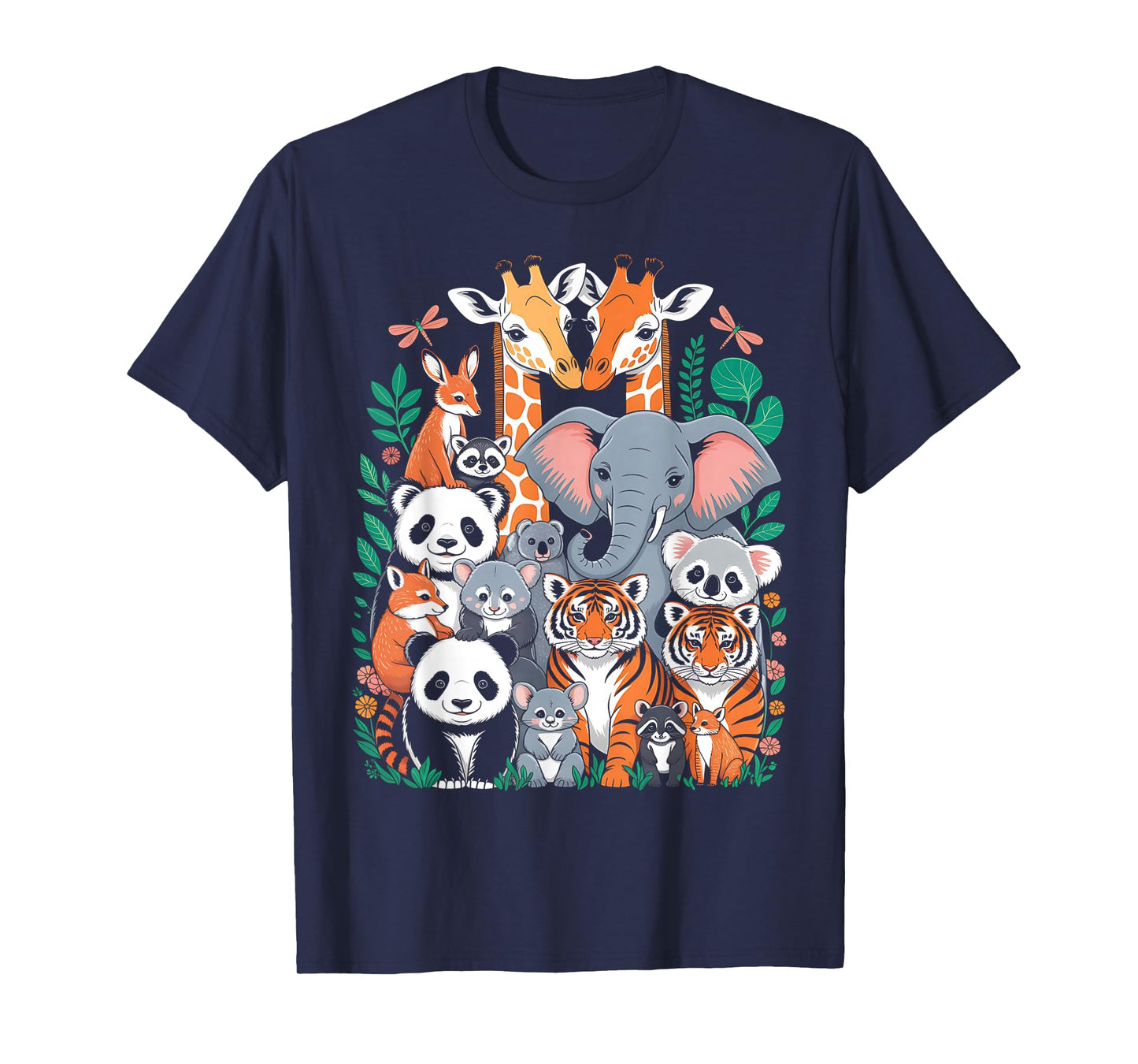 Zoo Animals Wildlife Birthday Party Animal Safari Jungle T-Shirt