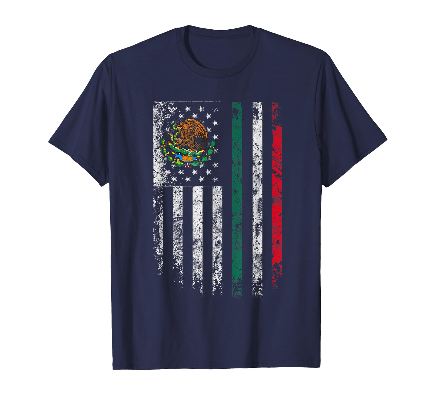 Mexico Flag Shirt Gift 4th Of July USA American Mexican Flag Women Kids Men T-Shirt