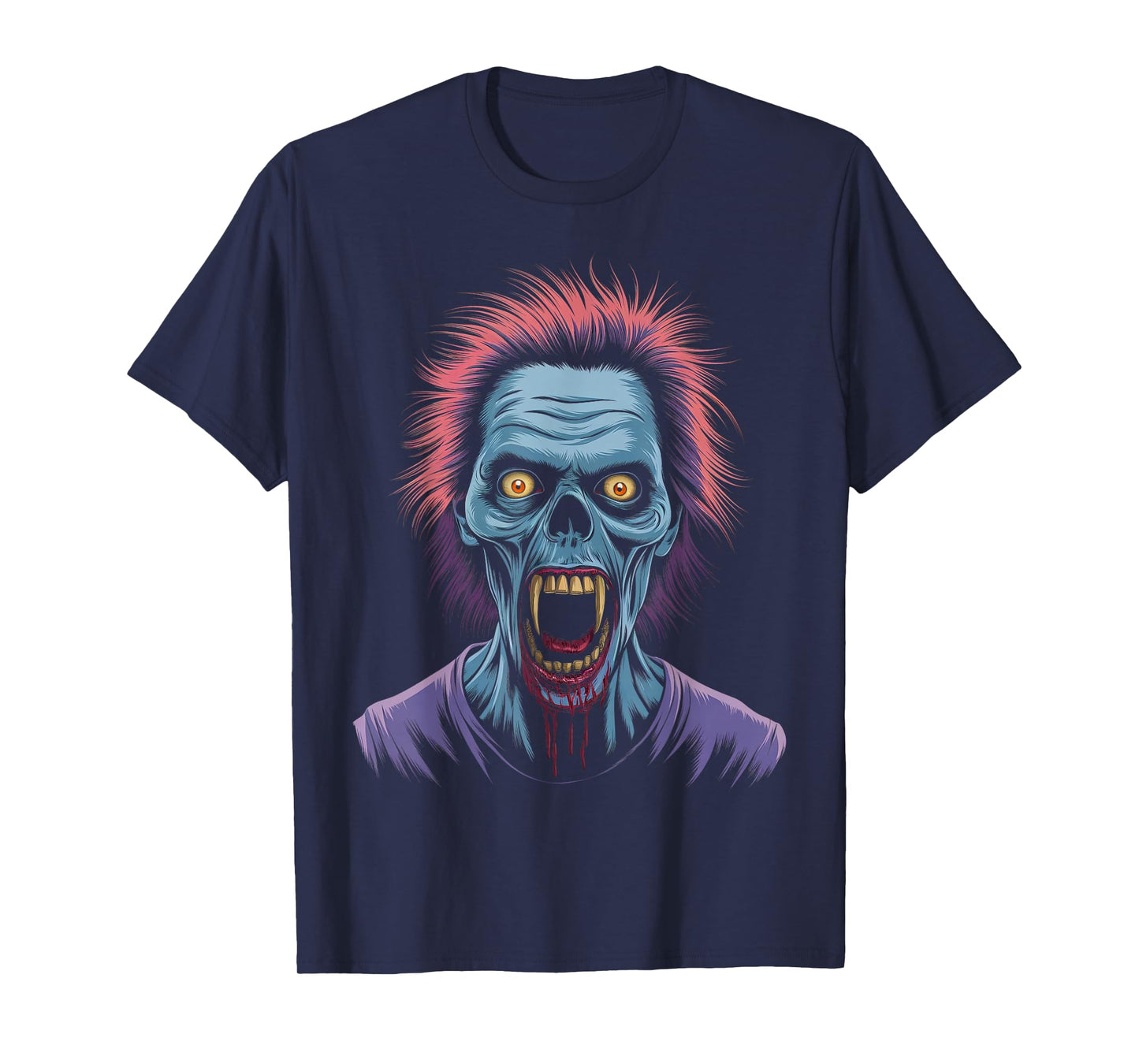 Scary Spooky Zombie Halloween T-Shirt