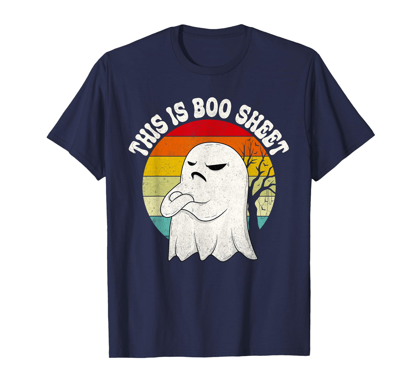 This is Boo Sheet Funny Angry Ghost Halloween T-Shirt