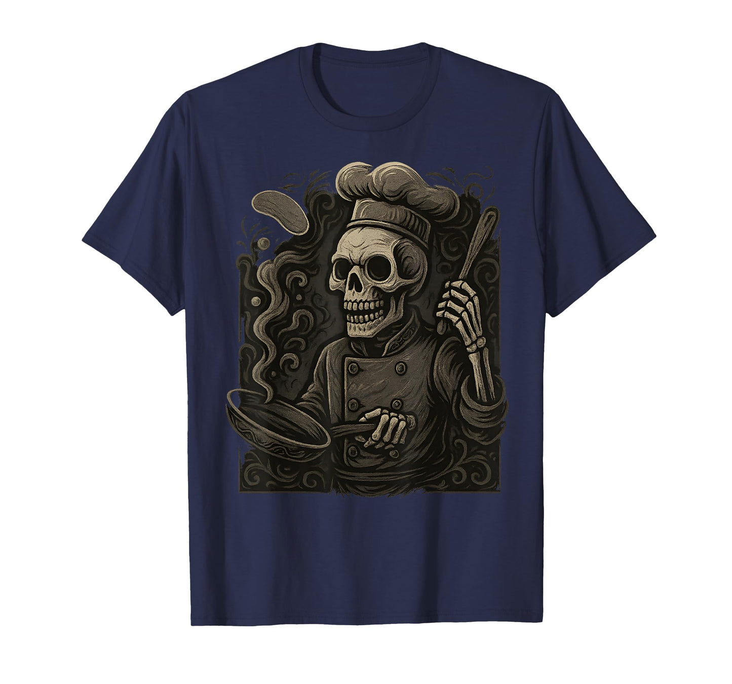 Skeleton Chef Halloween T-Shirt