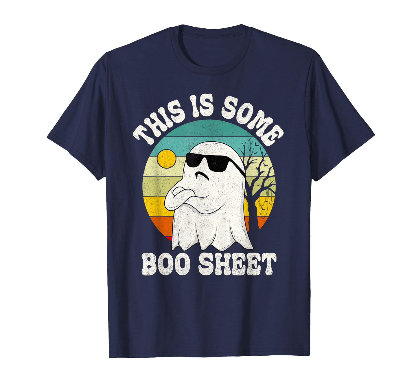 This is Some Boo Sheet Funny Angry Ghost Halloween T-Shirt