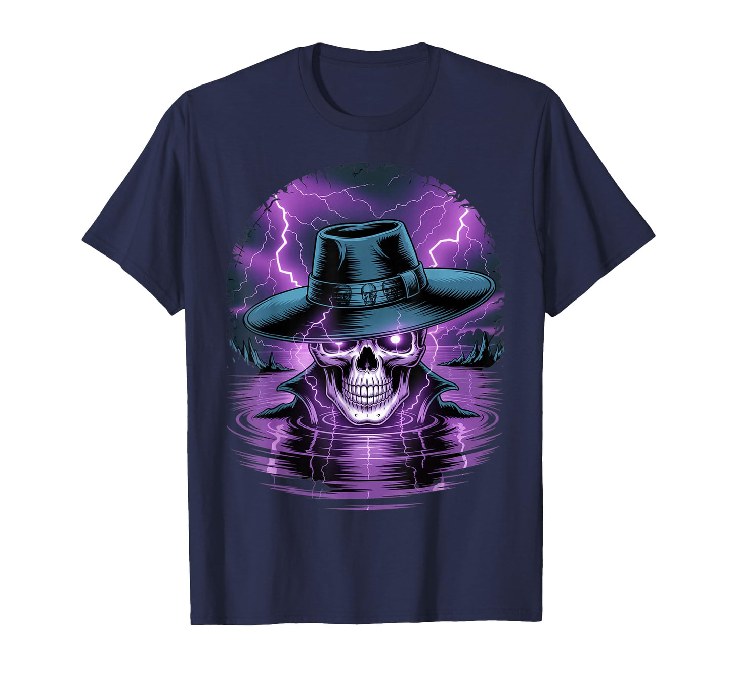 Spooky Skeleton Skull Fans of Dark Fantasy Horror Aesthetic T-Shirt