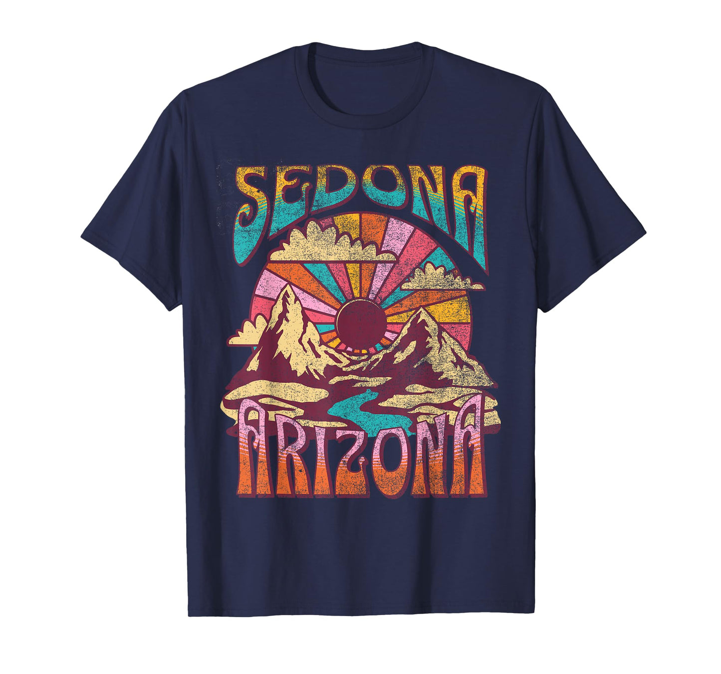 Sedona Arizona Nature Hiking Mountains Outdoors Vintage T-Shirt