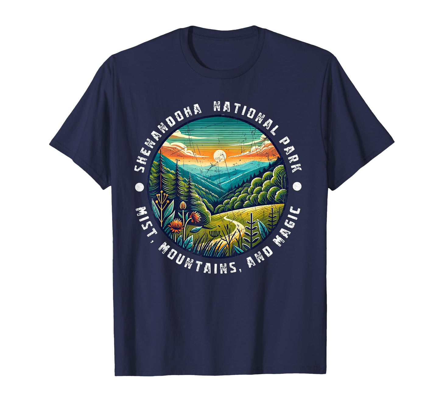 Shenandoah National Park Mist Mountains and Magic T-Shirt