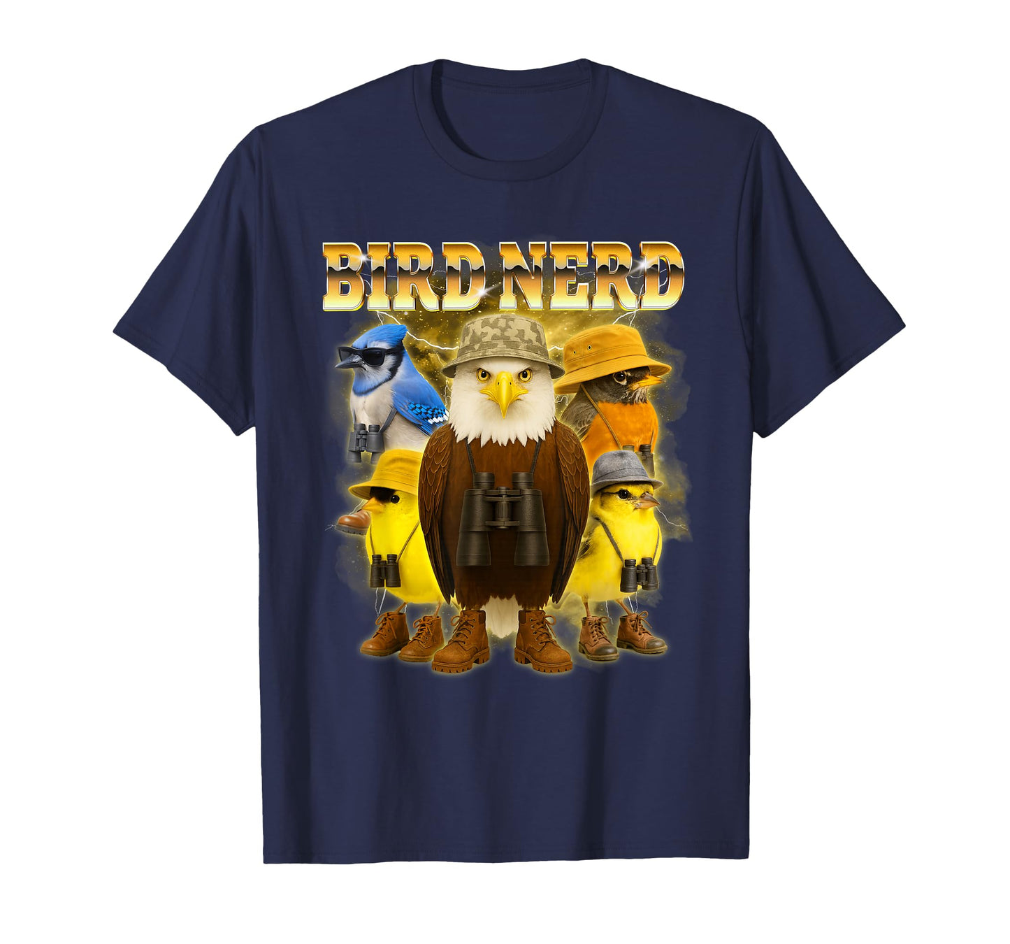 Bird Watching Bird Watcher Bird Lover Eagle Parrot Bird Nerd T-Shirt