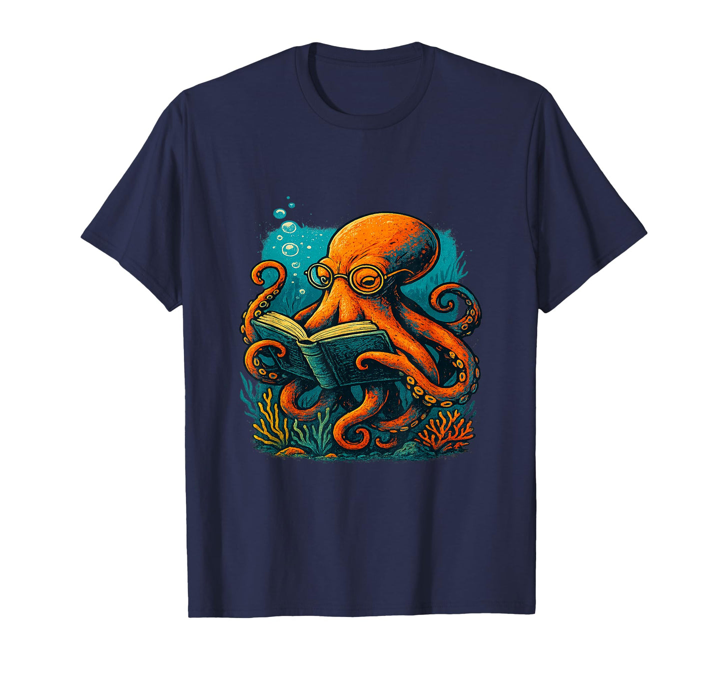 Ocean Academia Coastal Scholar Marine Science Nerd Vintage T-Shirt