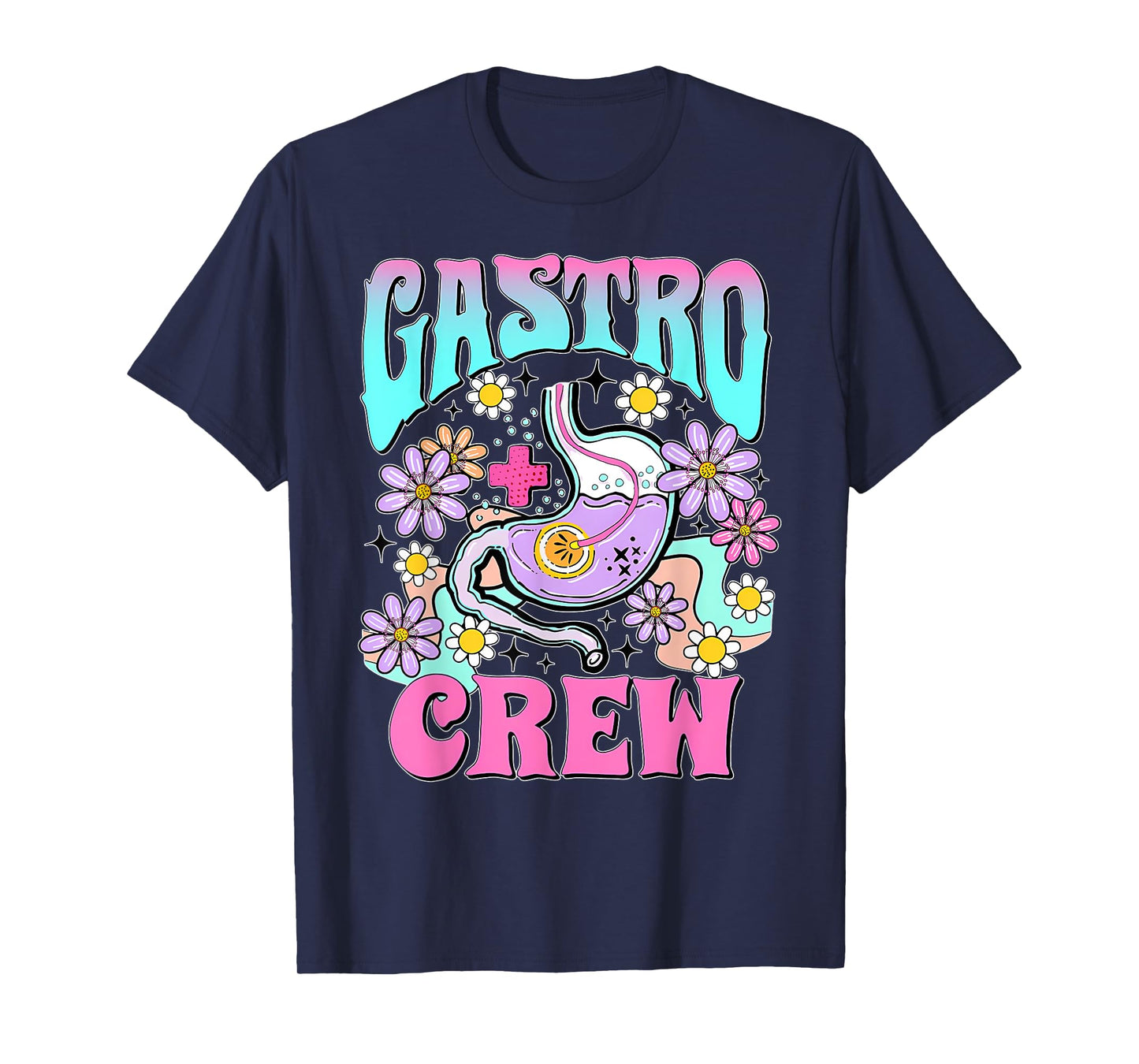Medical Assistant Gastro Doctor Gastroenterology Retro Gastro Crew Gastroenterology Nurse Endoscopy Techs T-Shirt