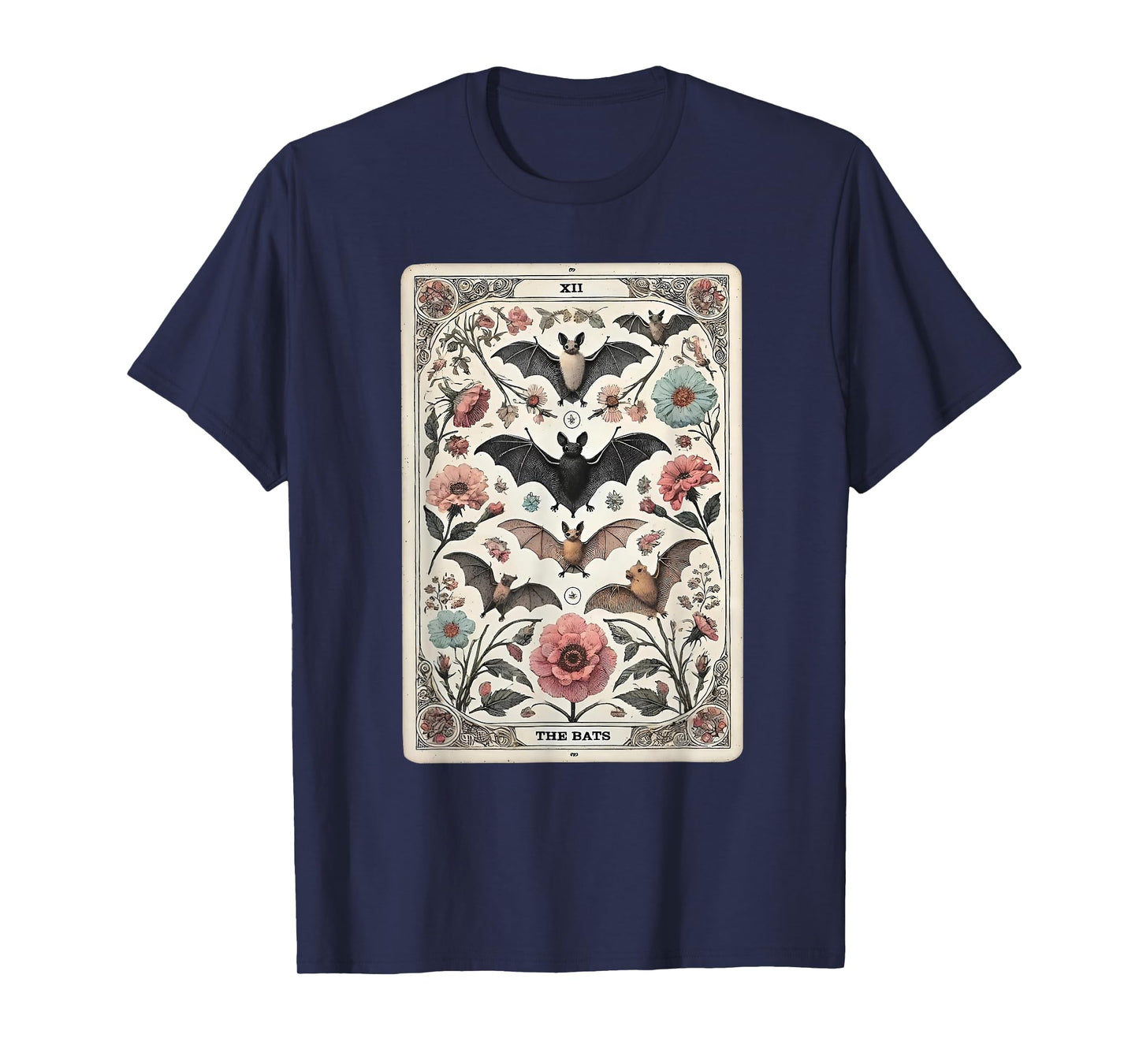 The Bats Tarot Card Halloween Spooky Season Trick Or Treat T-Shirt