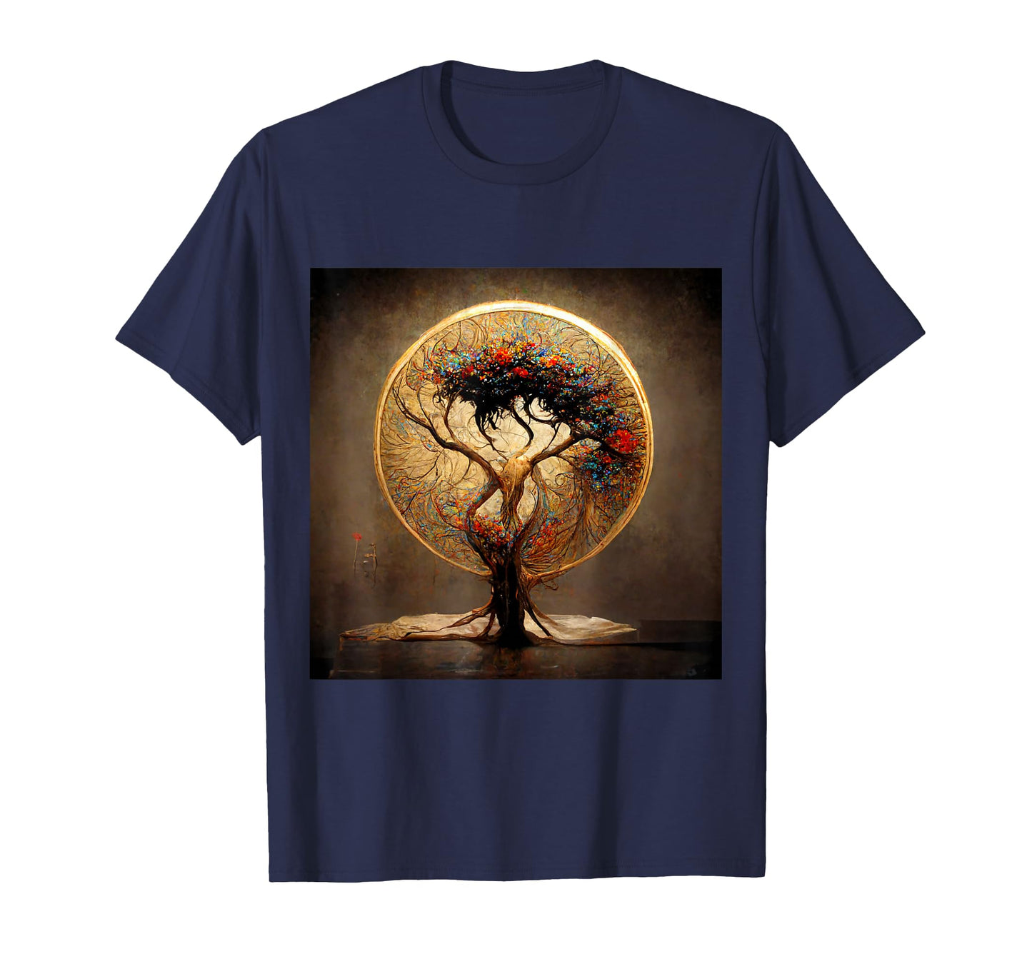 Surrealism Tree of Life Mystic Dreamscape Concept Art Dali T-Shirt
