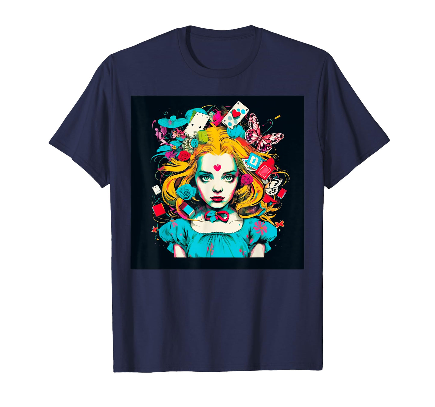 Alice T Wonderland Pop Surrealism Fiction Clothing Punk T T-Shirt