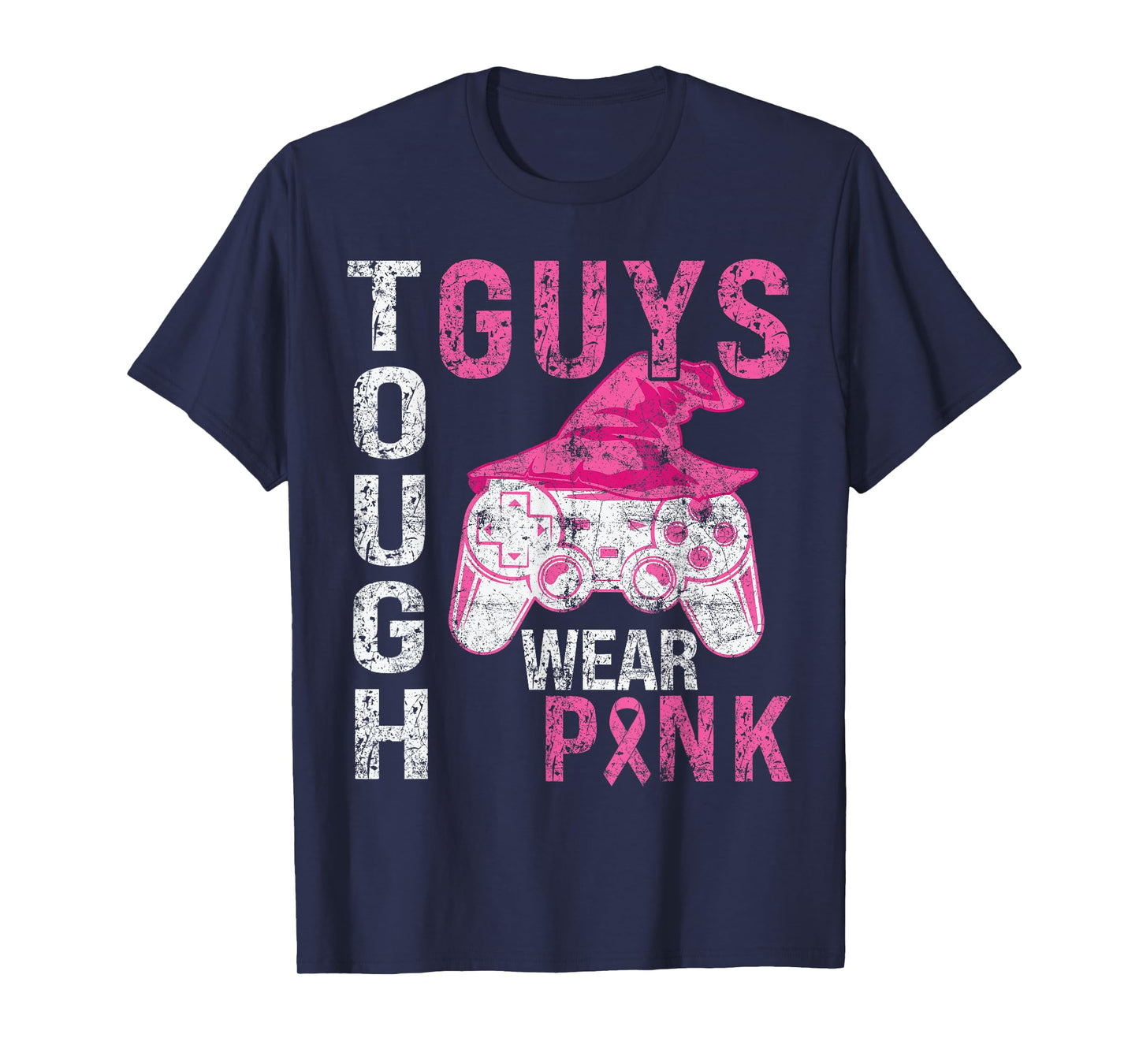 Tough Guys Wear Pink Cool Pink Gaming lover Boys Youth men T-Shirt