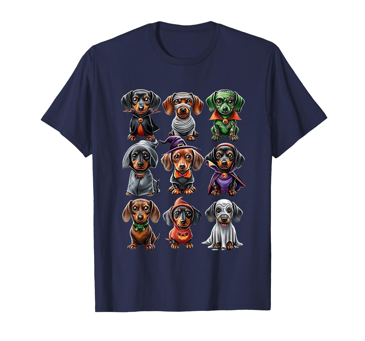 Dachshund Halloweenie Halloween 2025 Costume Weiner Skeleton T-Shirt