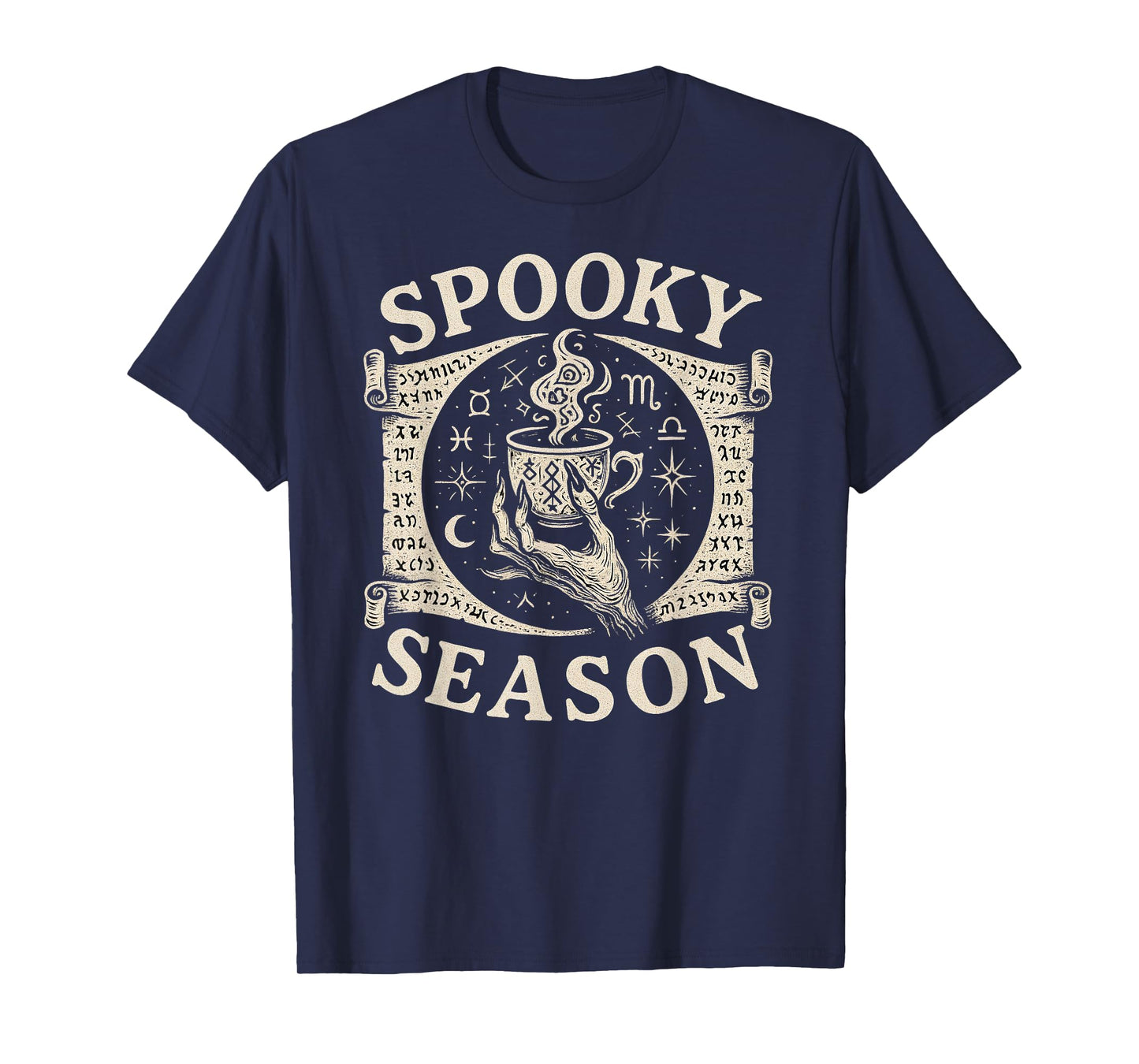 Halloween Spooky Season Witchy Coffee Cup Witch Gothic T-Shirt