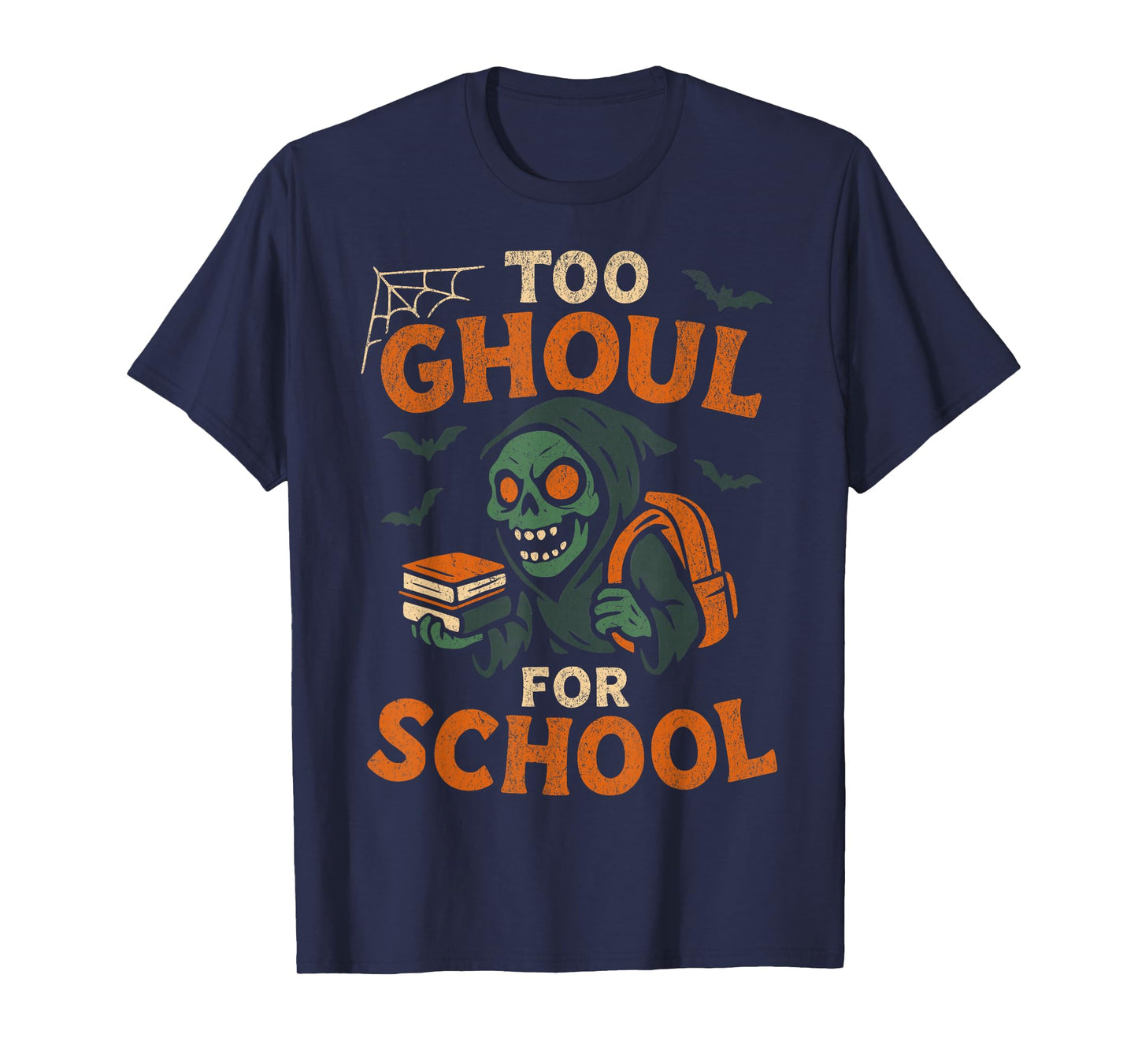 Too Ghoul for School Funny Halloween Back to School Teacher T-Shirt