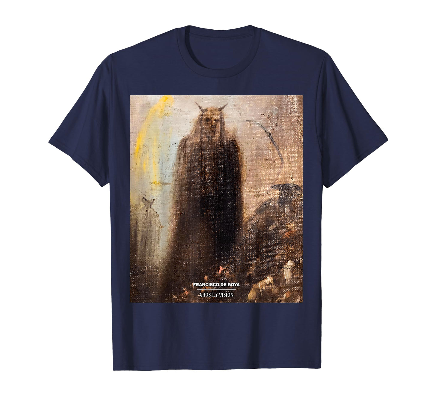 Ghostly Vision - Francisco Goya Horror Painting Art T-Shirt