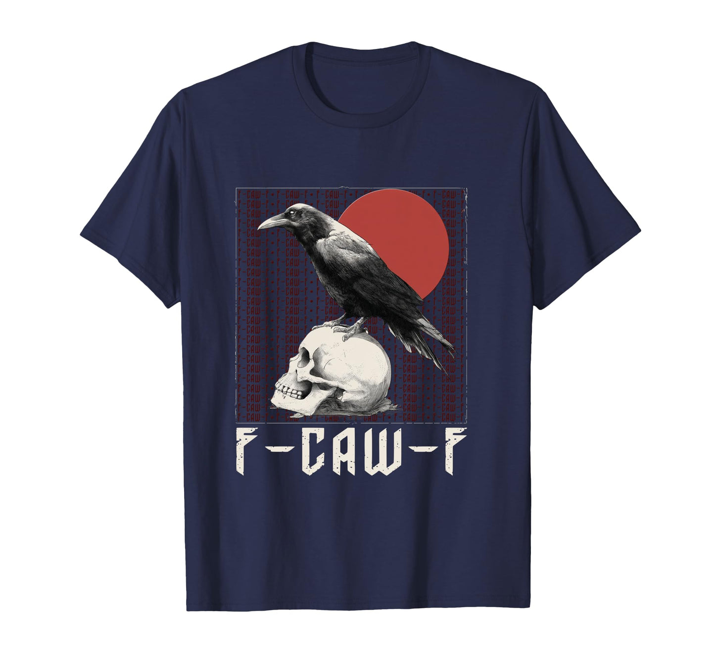 F-Caw-F Tshirt - Crow with F Caw F Long Sleeve T-Shirt