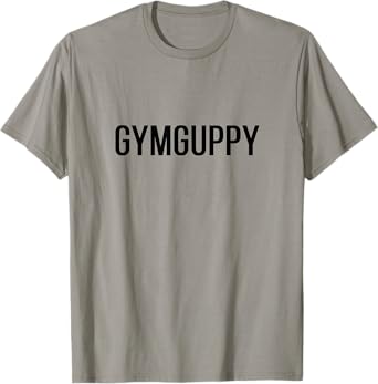Funny Gym Weight Lifting Gym Guppy Shark Parody Gains T-Shirt