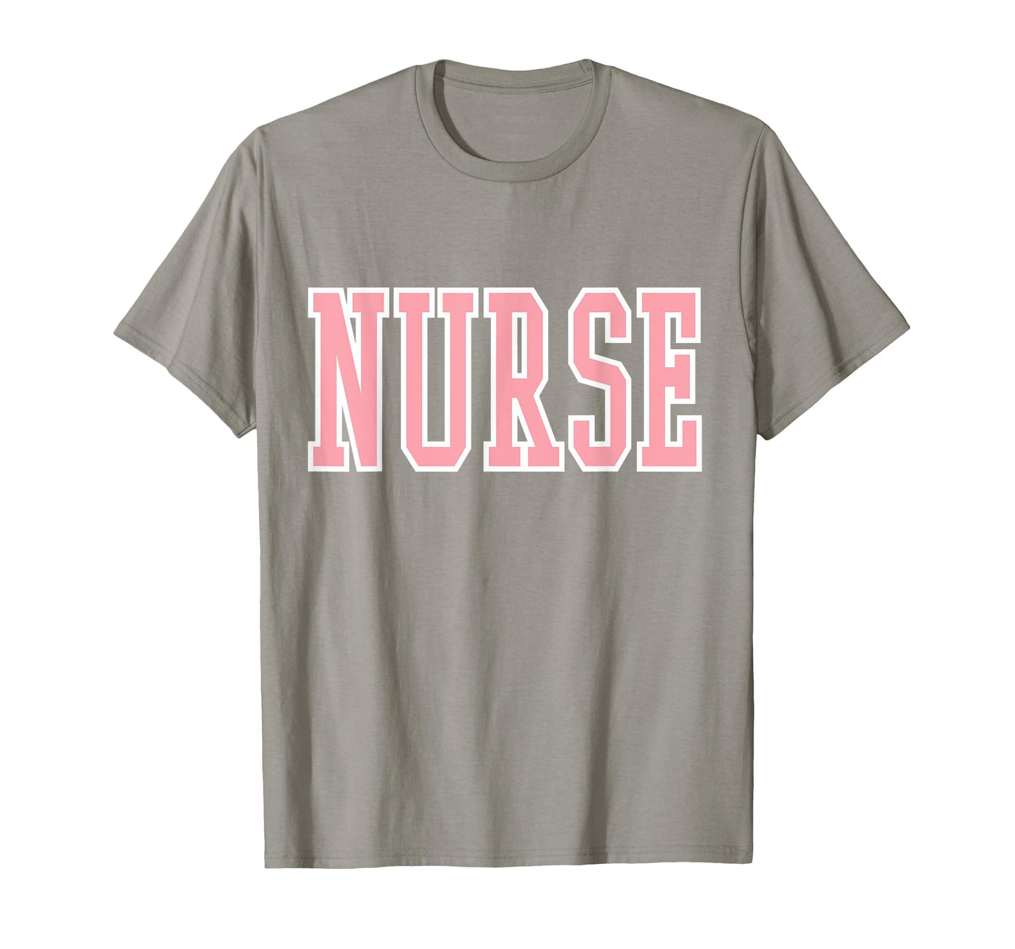 Nurse Trendy Preppy Pink T-Shirt