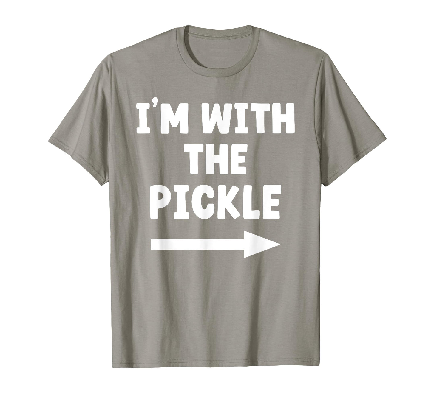 I'm With The Pickle Halloween Matching Costume For Couples T-Shirt