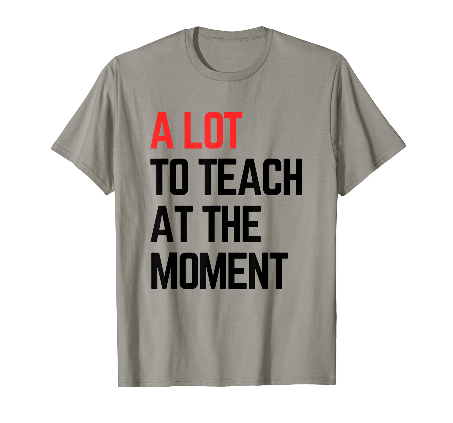 A Lot to Teach at the Moment Vibes, Inspiring Lessons Moment T-Shirt