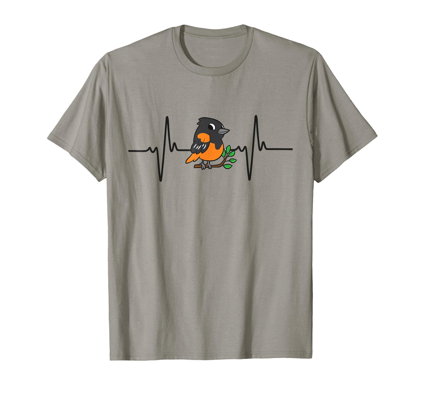 Oriole Bird Heartbeat T-Shirt