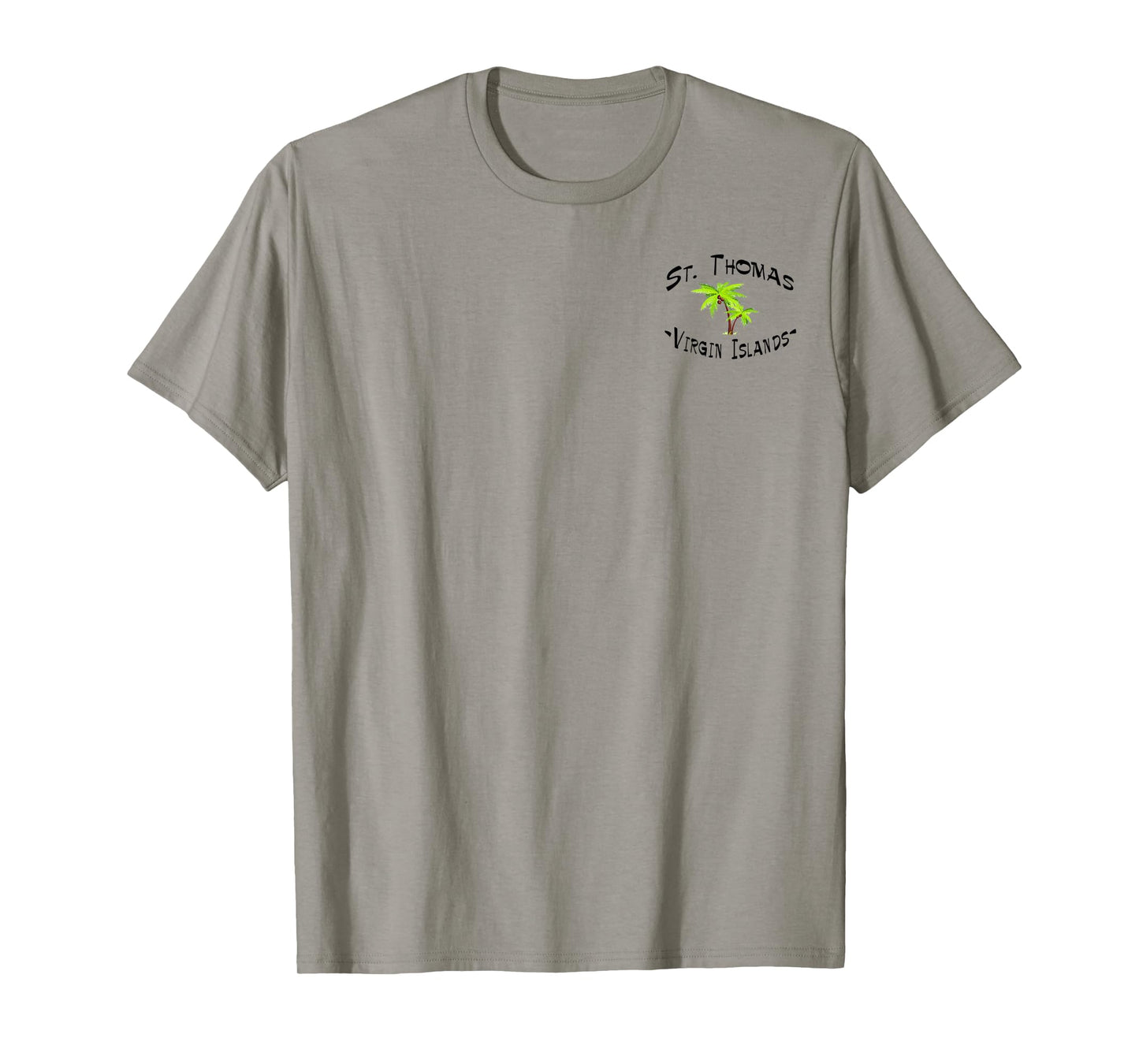 2 SIDED ST. THOMAS VIRGIN ISLANDS DESTINATION GIFT T-SHIRT