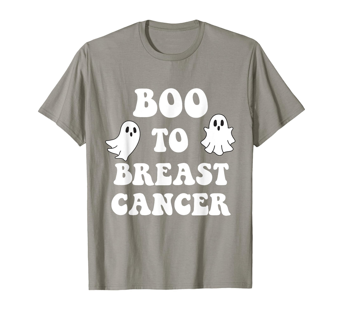 Boo to Breast Cancer Awareness Month Pink Ribbon Women T-Shirt