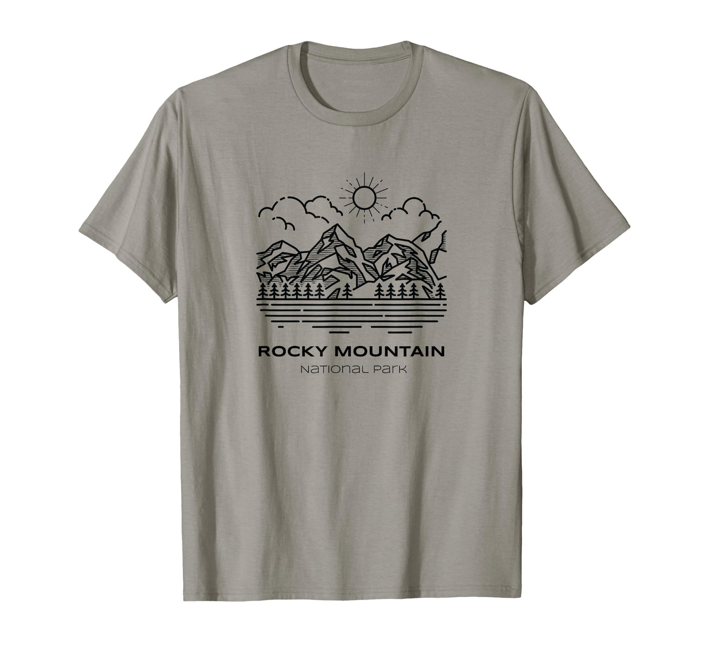 Vintage Rocky Mountain National Park Hike T-Shirt