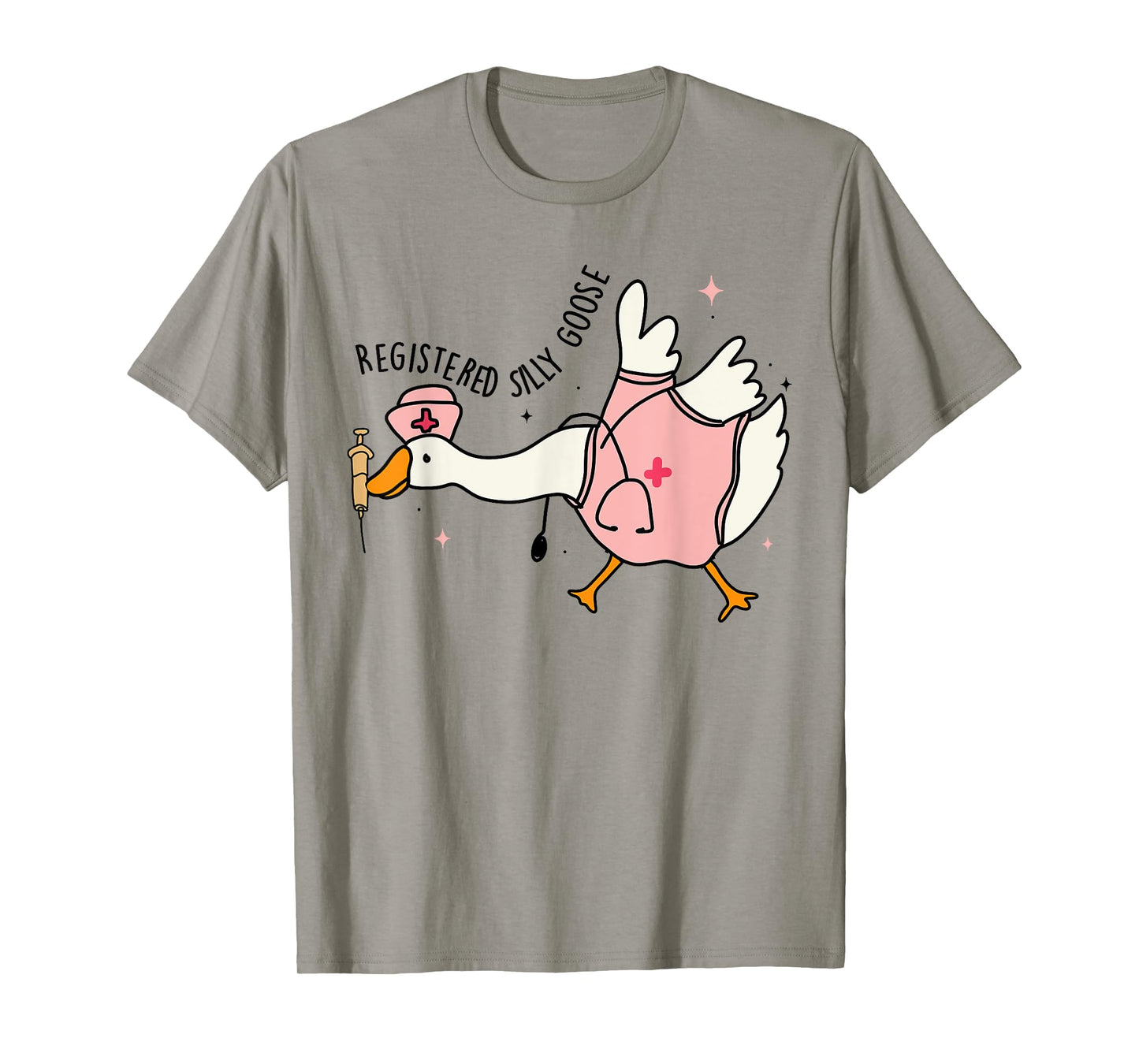 Funny Registered Silly Goose Nurse Week 2025 Nursing School T-Shirt