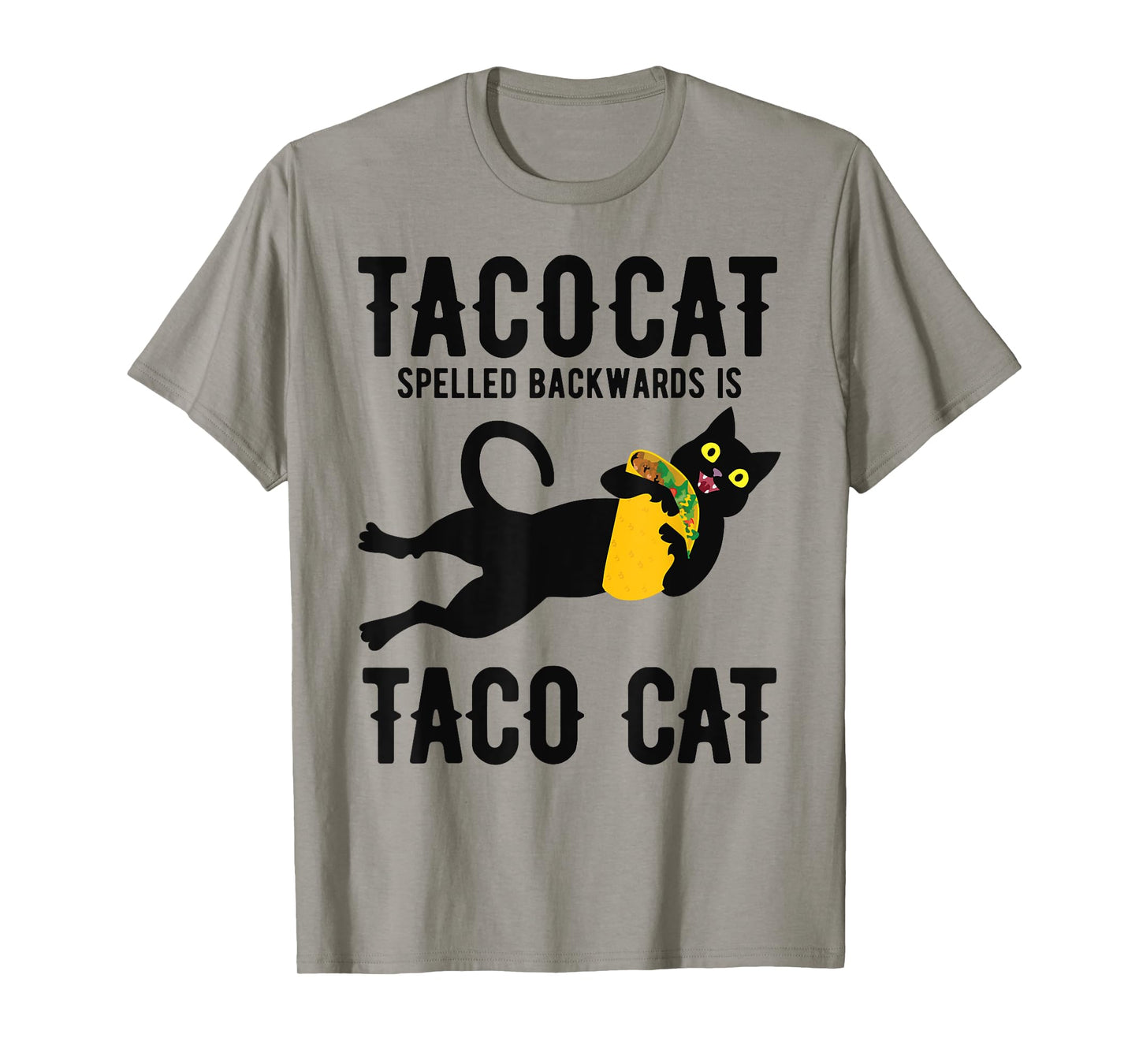 Funny Taco Cat Tshirt Boys Girls Cinco De Mayo Taco Tuesday T-Shirt