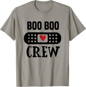 Boo Boo Crew First Aid School Nurse Day Care Teacher T-Shirt