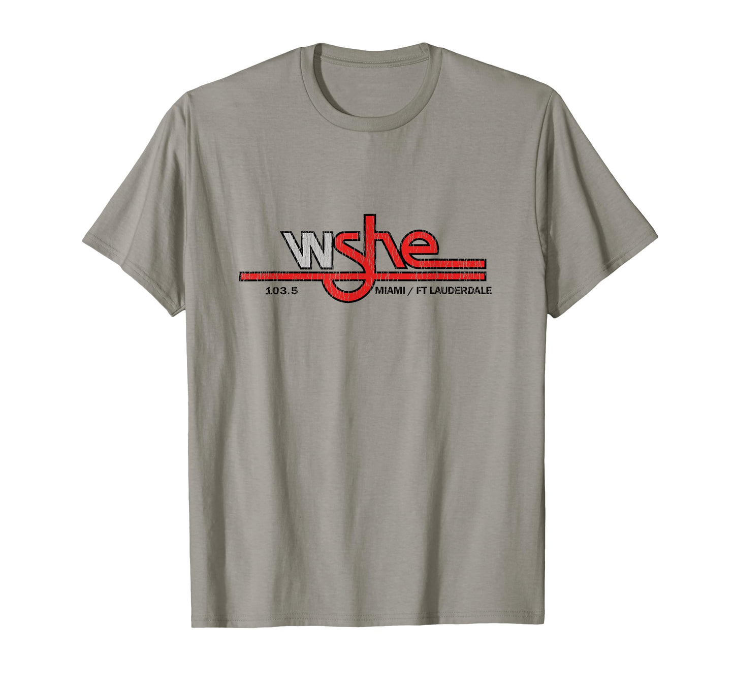 WSHE Rock Music for Rock Fan from 70s and 80s Vintage T-Shirt
