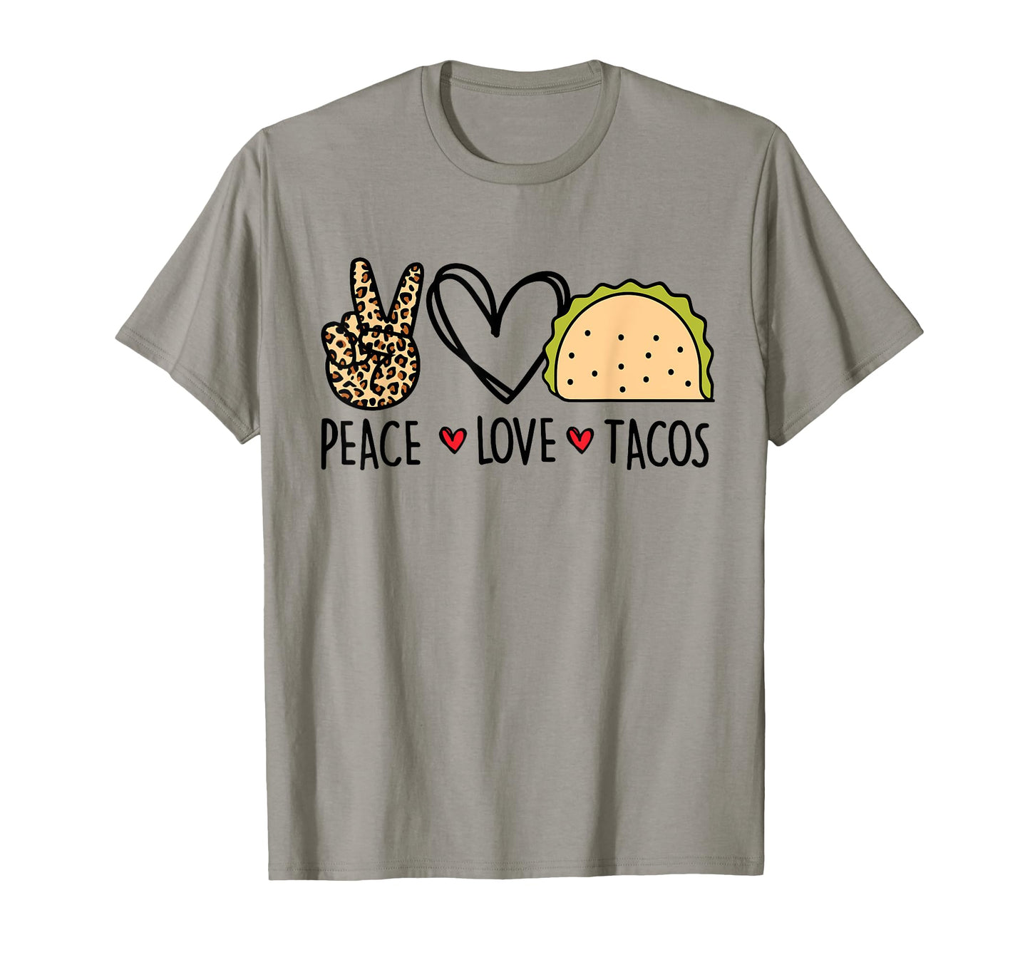 Peace Love Tacos Cinco De Mayo Gifts for Mexican Women Kids T-Shirt