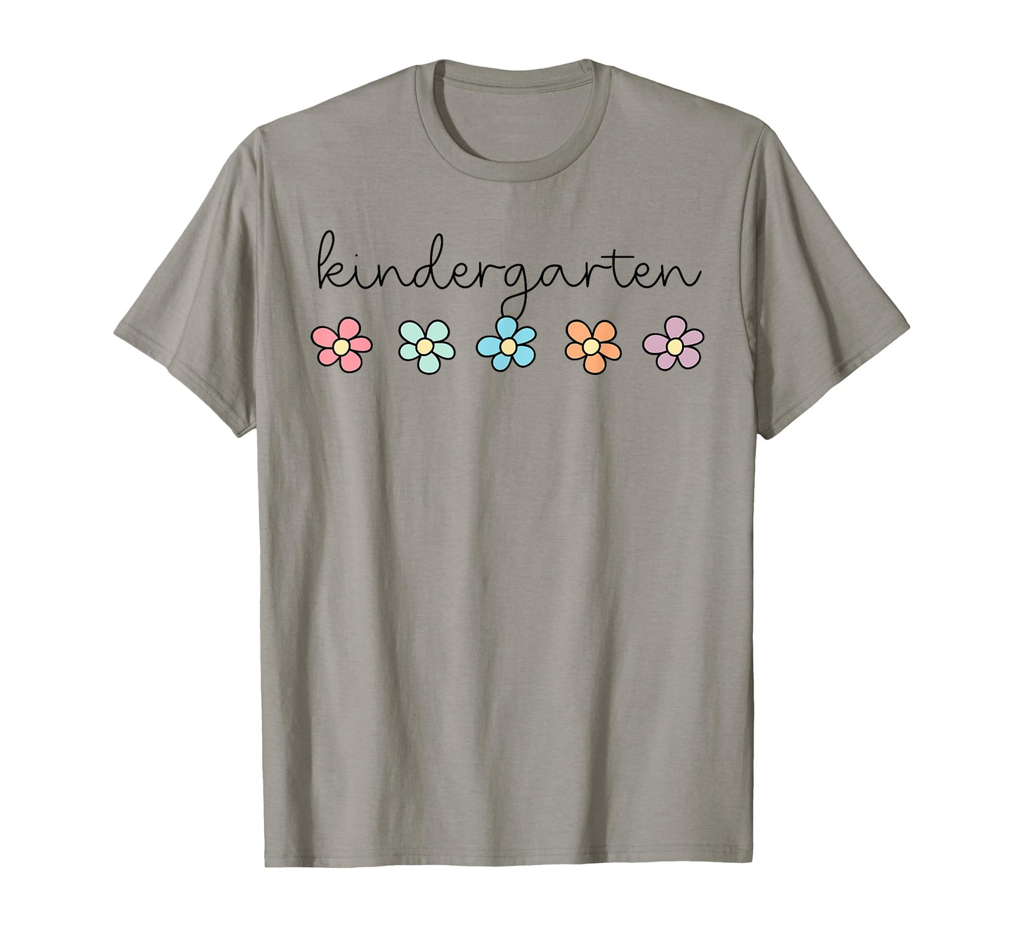 Retro Groovy Kindergarten Hello Kindergarten Teacher Kids T-Shirt