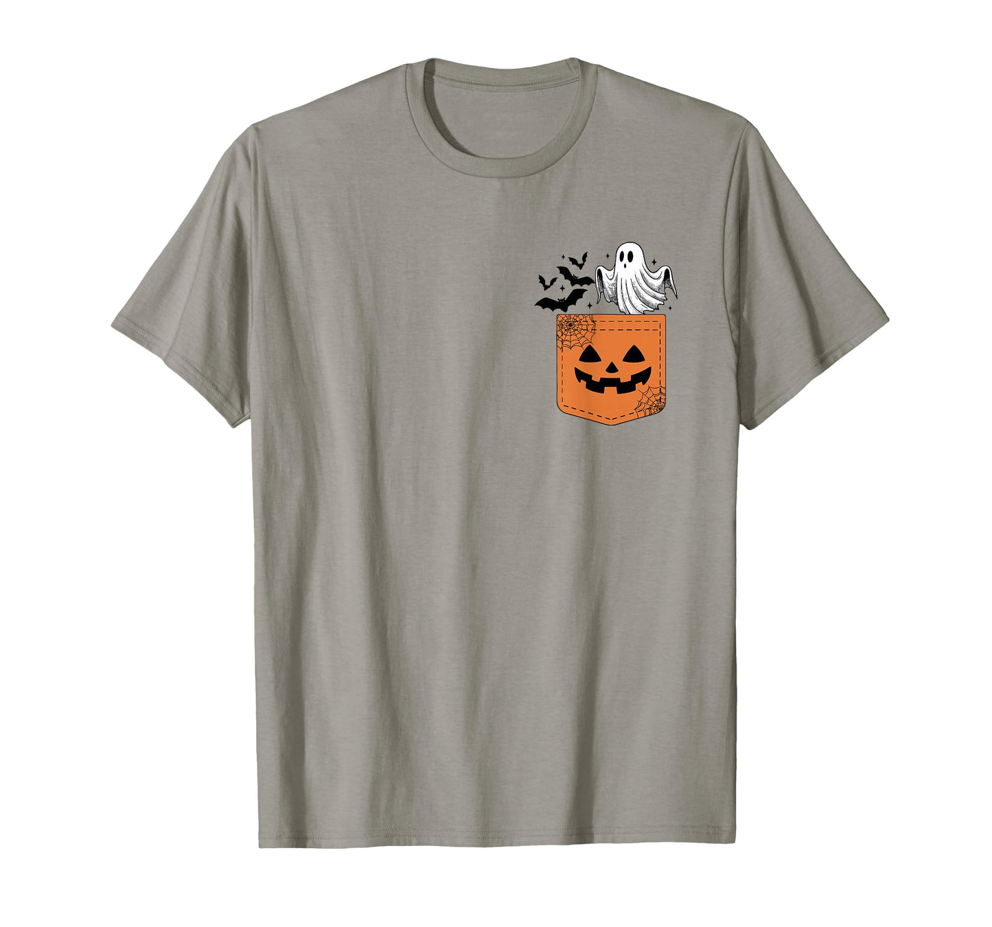 Cute Ghost Bat Halloween Boo Ghost Witch Spooky Seaon Womens T-Shirt