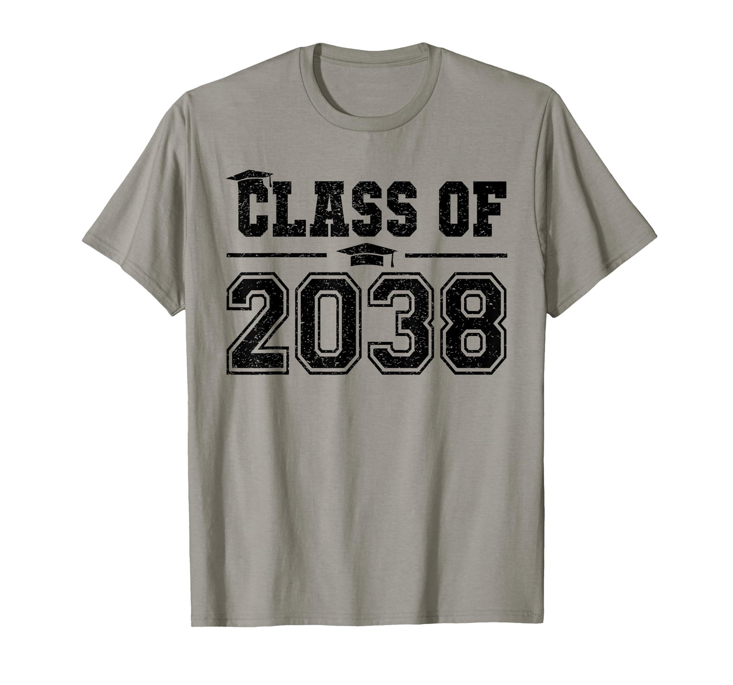 Class of 2038 Grow With Me Graduation First Day of School T-Shirt