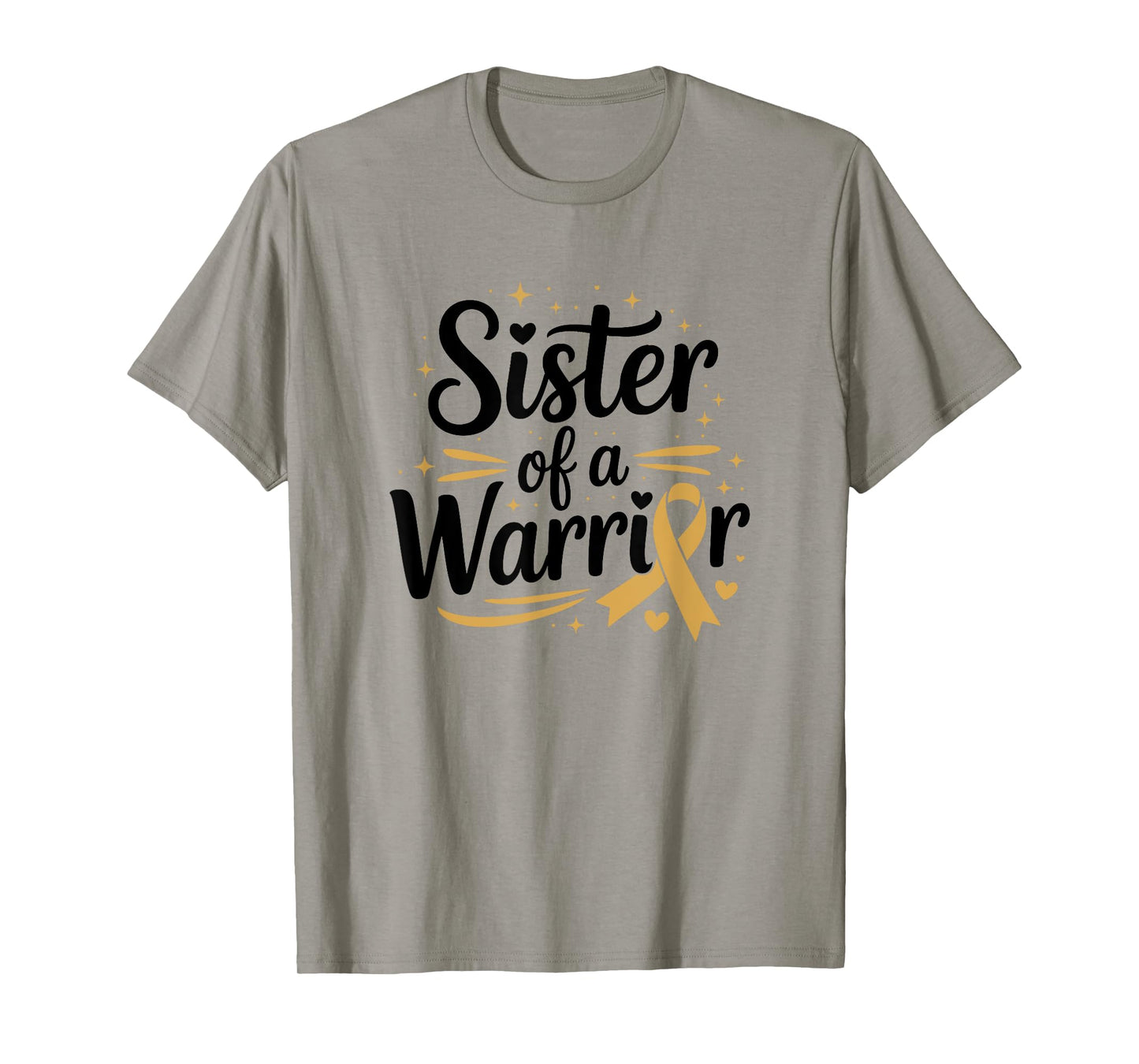 Sister of A Warrior, Childhood Cancer Awareness T-Shirt