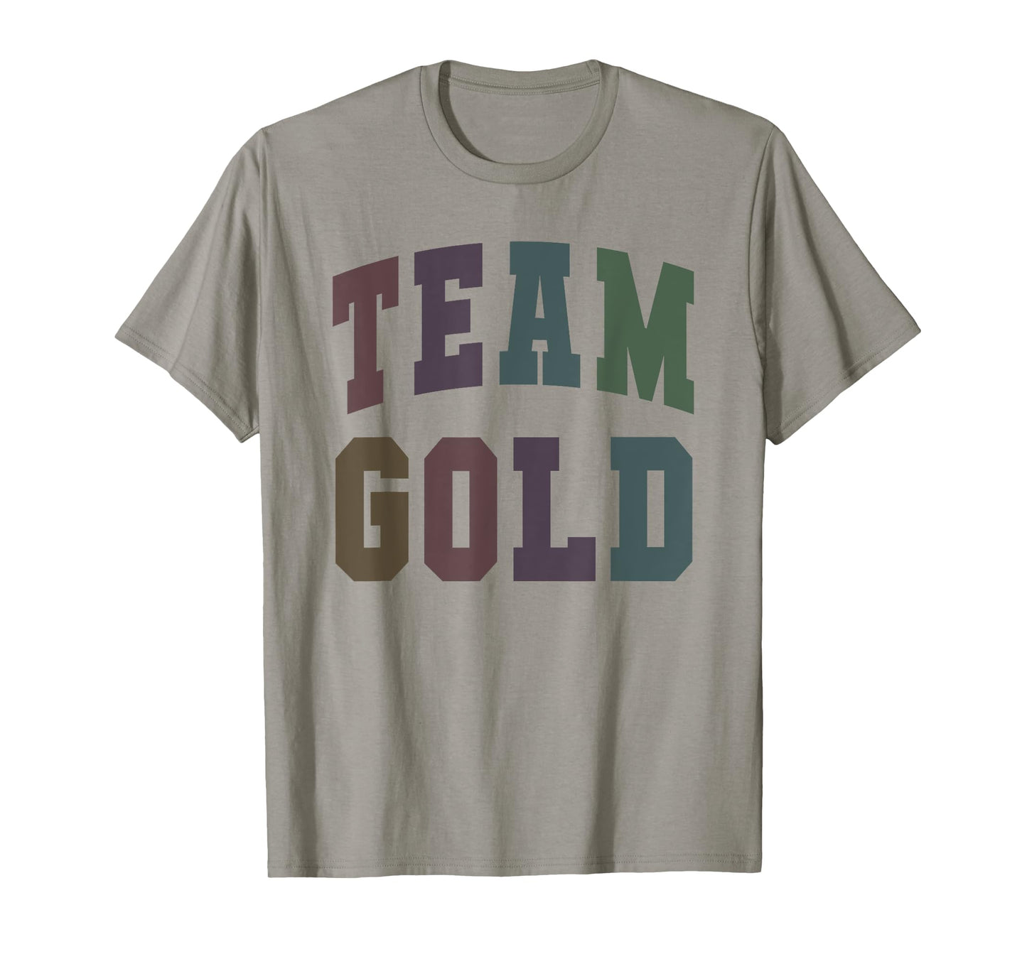 Let's Go TEAM GOLD Summer Camp War Game Spirit Week Kids T-Shirt