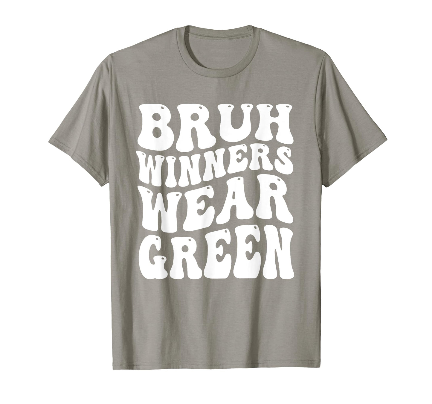 Winners Wear Green Spirit Week Team Game Sports day Groovy T-Shirt