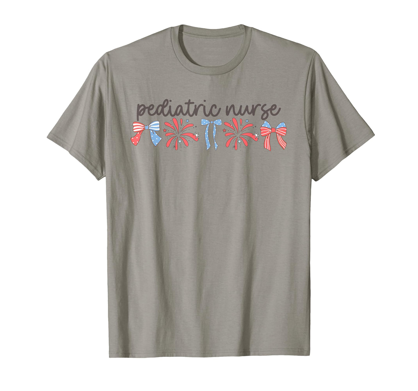 Pediatric Nurse 4th of July Peds Nurse Pediatric Nurse Women Men T-Shirt