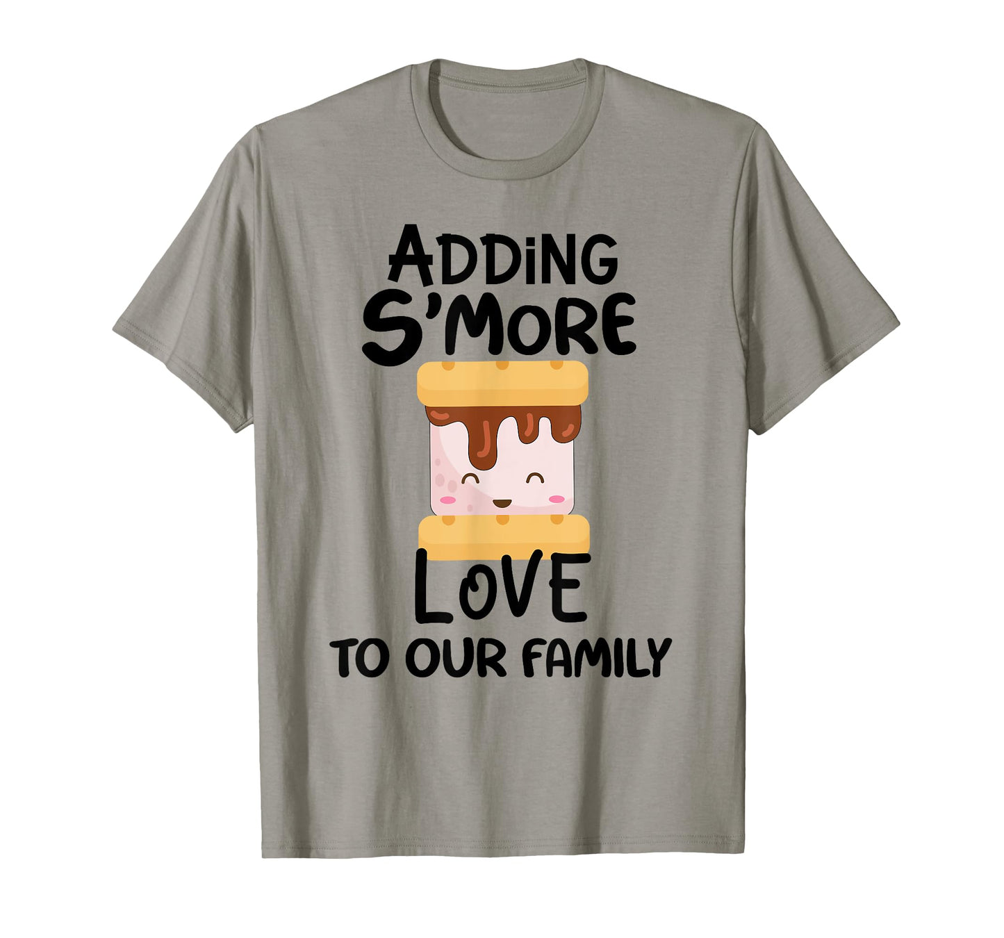 Adding Smore Love To Our Family Camping Pregnancy Announceme T-Shirt