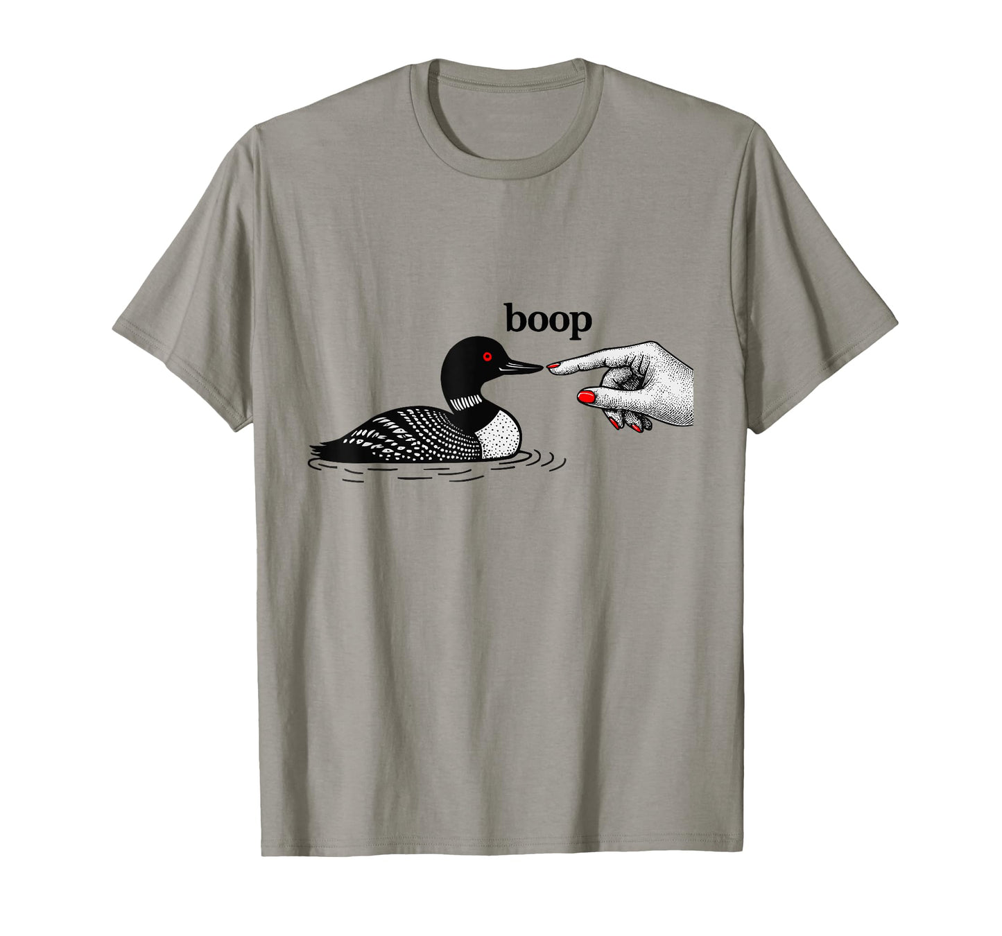 Pointing Hand Boops a Loon T-Shirt