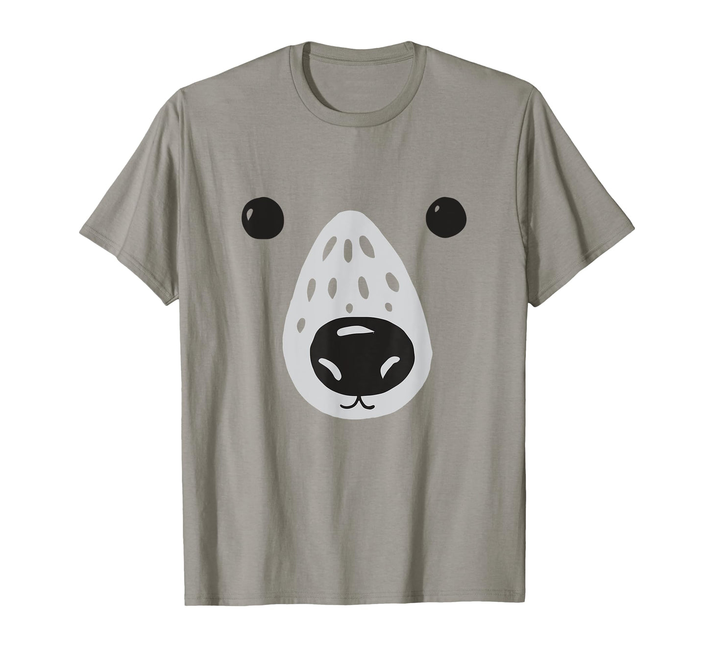 Polar Bear Kids Costume Bear Face Cool Zoo Polar Bear T-Shirt