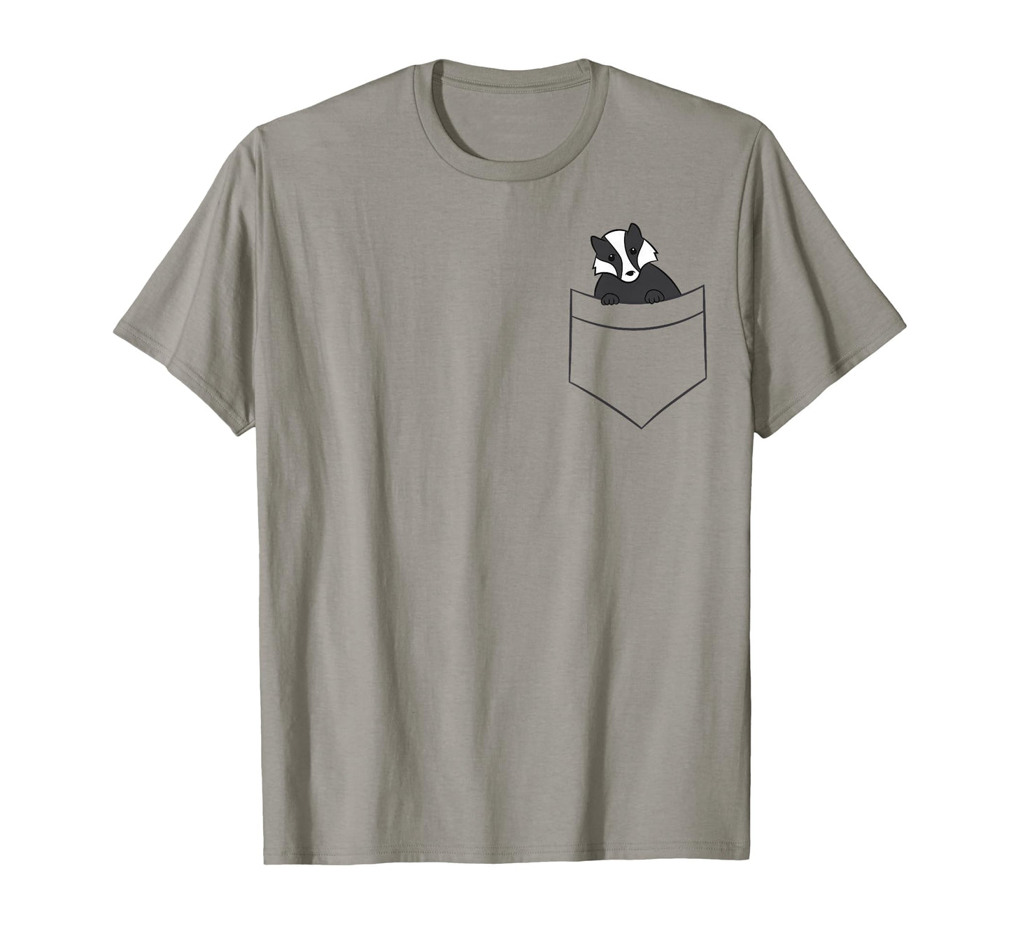 Honey Badger In A Pocket Funny Honey Badger T-Shirt