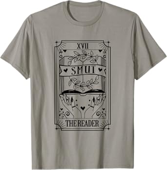 The Reader Tarot Card Smut Book Reader Dark Romance Bookish T-Shirt