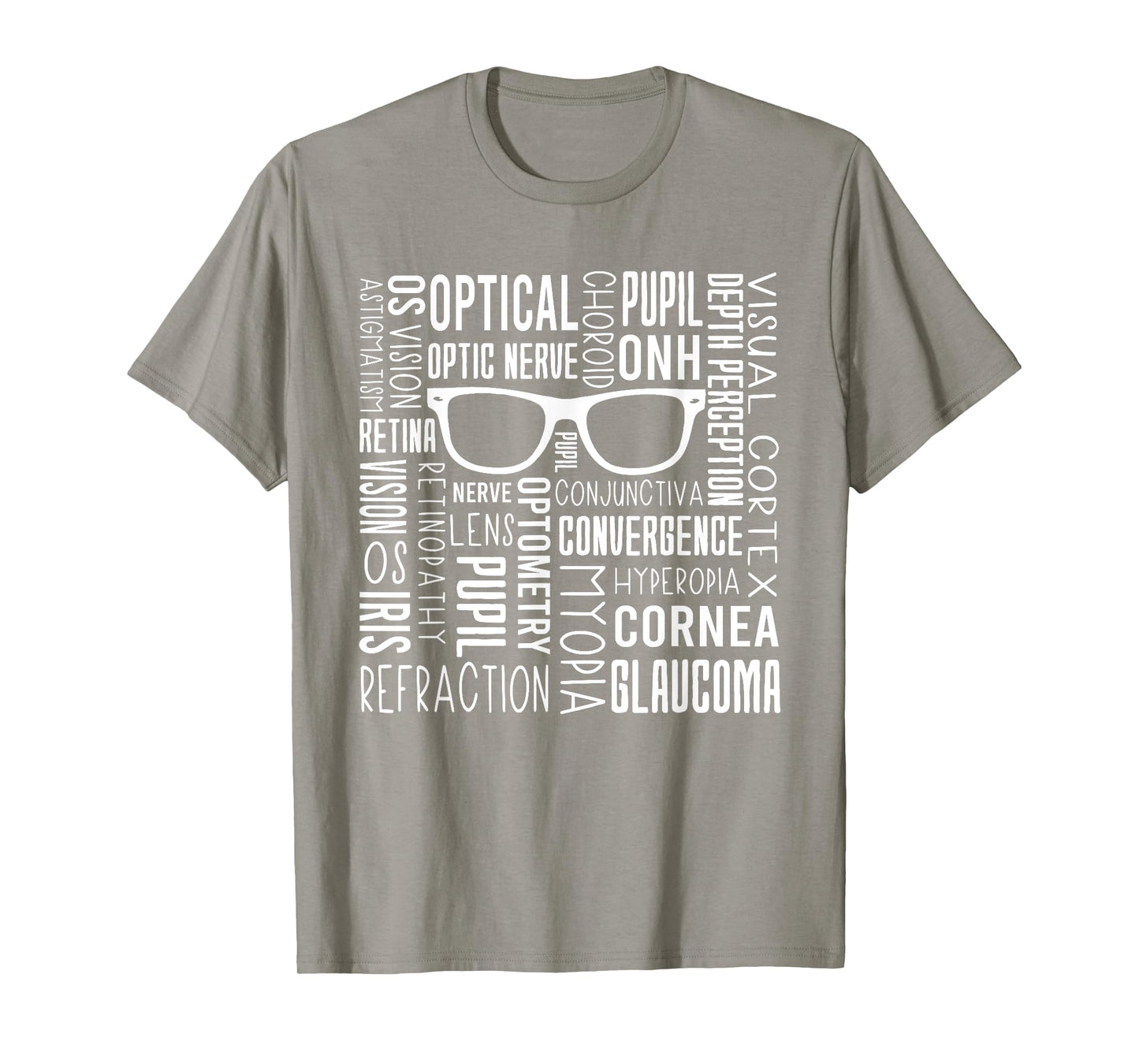 Optometry Ophthalmology WordArt Eye Doctor Surgeon Optician T-Shirt