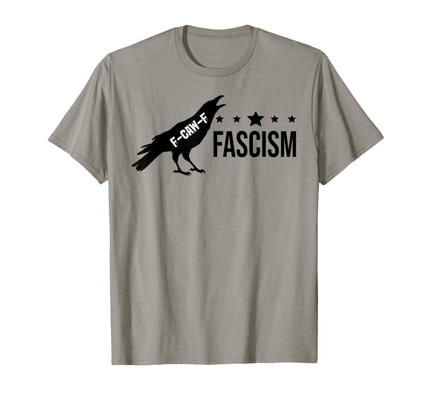 Resist Fascism Sign F Caw F Oligarchy No Kings Pro Democracy T-Shirt