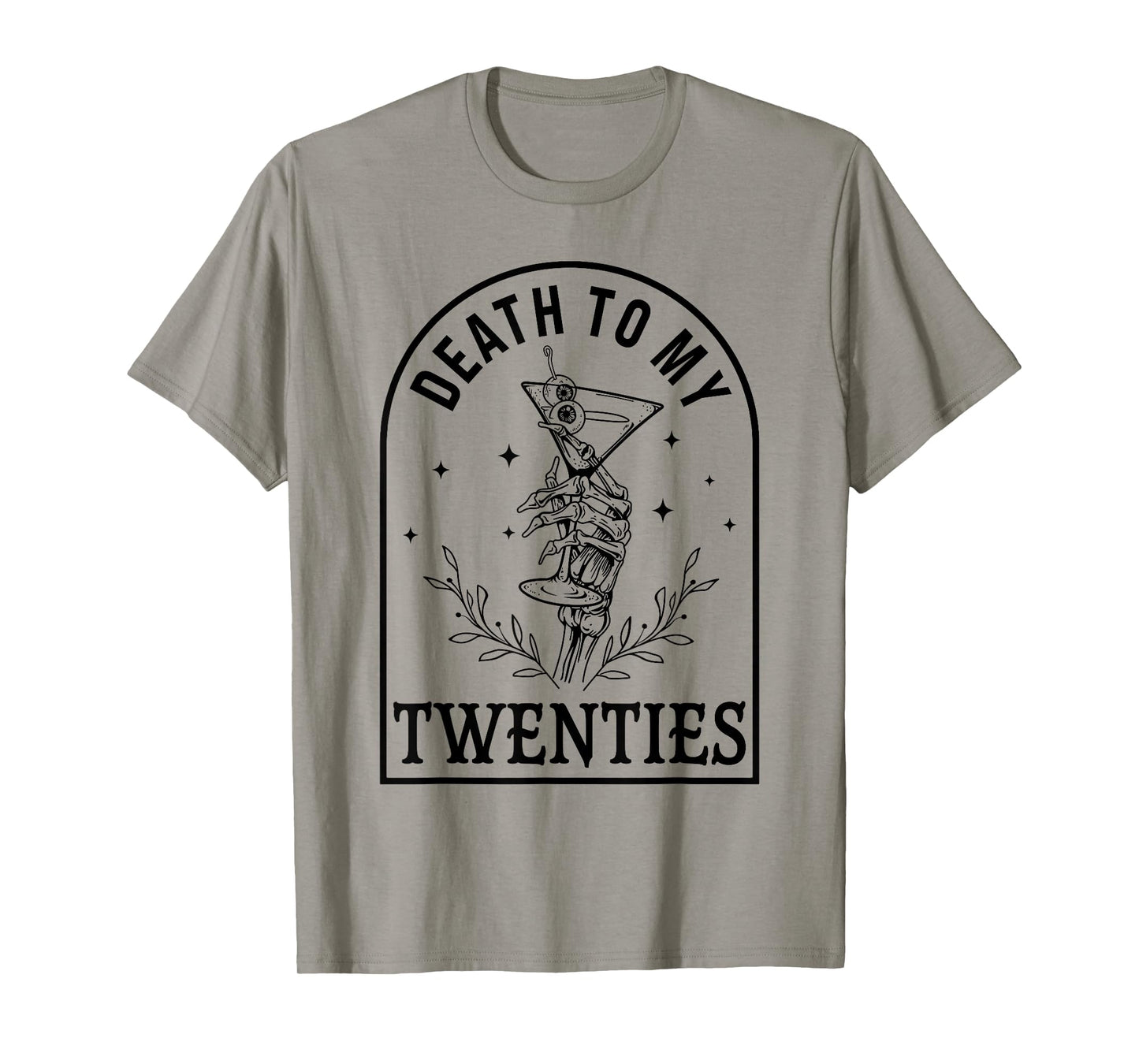 30th Birthday Gothic Halloween Party Death To My Twenties T-Shirt